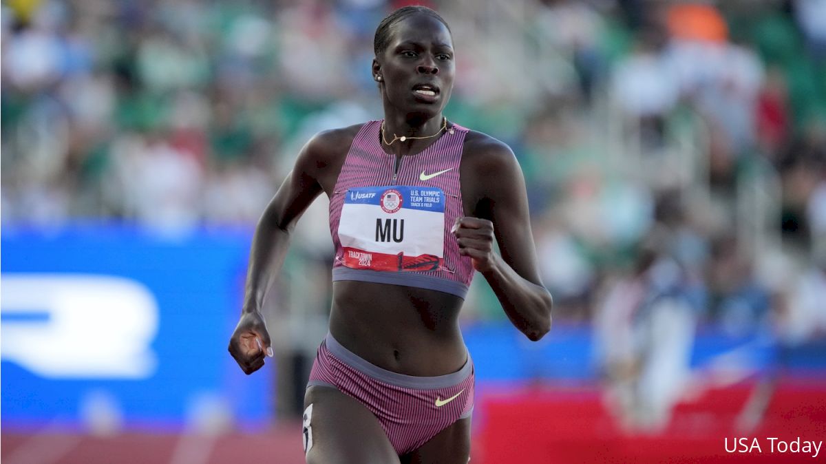Athing Mu Falls During 800m Women's Final At The US Olympic Trials