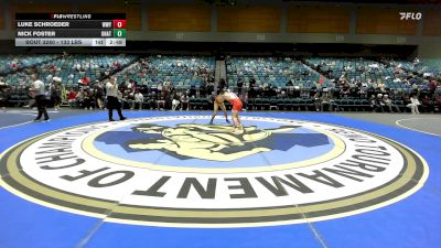 133 lbs Consi Of 16 #2 - Luke Schroeder, Western Wyoming vs Nick Foster, UNATT-Nevada Reno