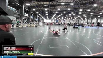 76 lbs Rd# 4- 2:00pm Friday Final Pool - Jett Johnson, Backyard Brawlers vs Garrett Williams, Minnesota Funky Singlets