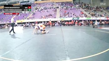 184 lbs Quarters & 1st Wb (16 Team) - Fabio Perezleguizamo, St. Thomas University vs Tyson Beauperthuy, Doane University