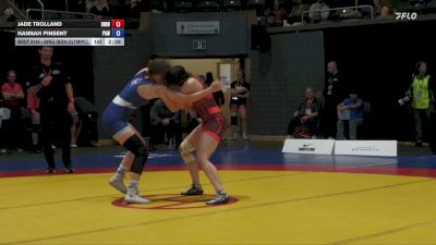 59kg (non-olympic) Round 2 - Jade Trolland, Burnaby MTN WC vs Hannah Pinsent, Pronghorn Amateur WA