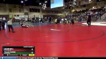 126 lbs Champ. Round 2 - Travis Ewing, Esperanza vs JACOB BELL, Etiwanda Hs