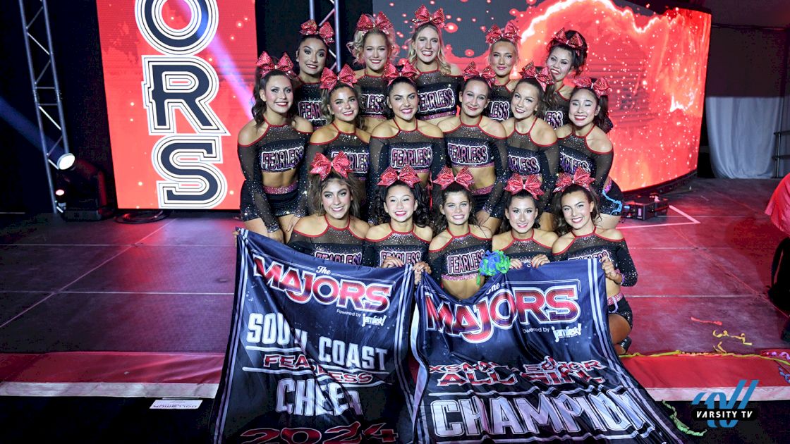 South Coast Cheer Fearless Makes It 3 In A Row At The MAJORS