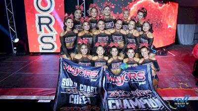 South Coast Cheer Fearless Makes It 3 In A Row At The MAJORS