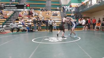 190.0 1st Place Match - Logan Overton, Haltsead HS / Sedgwick High School vs Hayden Gehrke, Lindsborg Smoky Valley High School