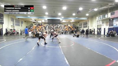 157 lbs Champ. Round 3 - Travis Ledesma, Paloma Valley vs Christian Walter, Redondo Union