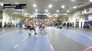 157 lbs Champ. Round 3 - Travis Ledesma, Paloma Valley vs Christian Walter, Redondo Union