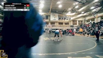170 lbs 1st Place Match - Malaysia Hunt, Marquette vs Alyssa Voss, Fox