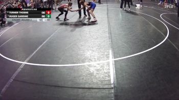 90 lbs Champ. Round 2 - Ruger Gardine, Bertrand Wrestling Club vs Turner Thoene, Cavalry Wrestling Club