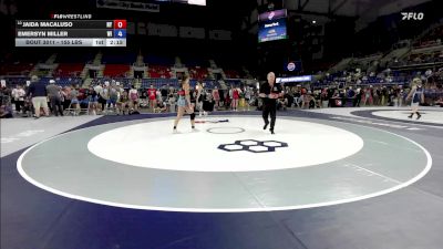 155 lbs Cons. Rd Of 16 - Jaida Macaluso, NY vs Emersyn Miller, WI