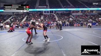 100 lbs Cons. Round 3 - Chance Zeigler, Plainville Kids vs Deandra Edwards, RSA