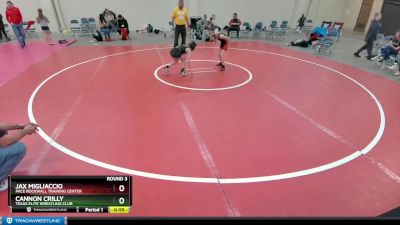 63-65 lbs Round 3 - Cannon Crilly, Texas Elite Wrestling Club vs Jax Migliaccio, Pace Rockwall Training Center