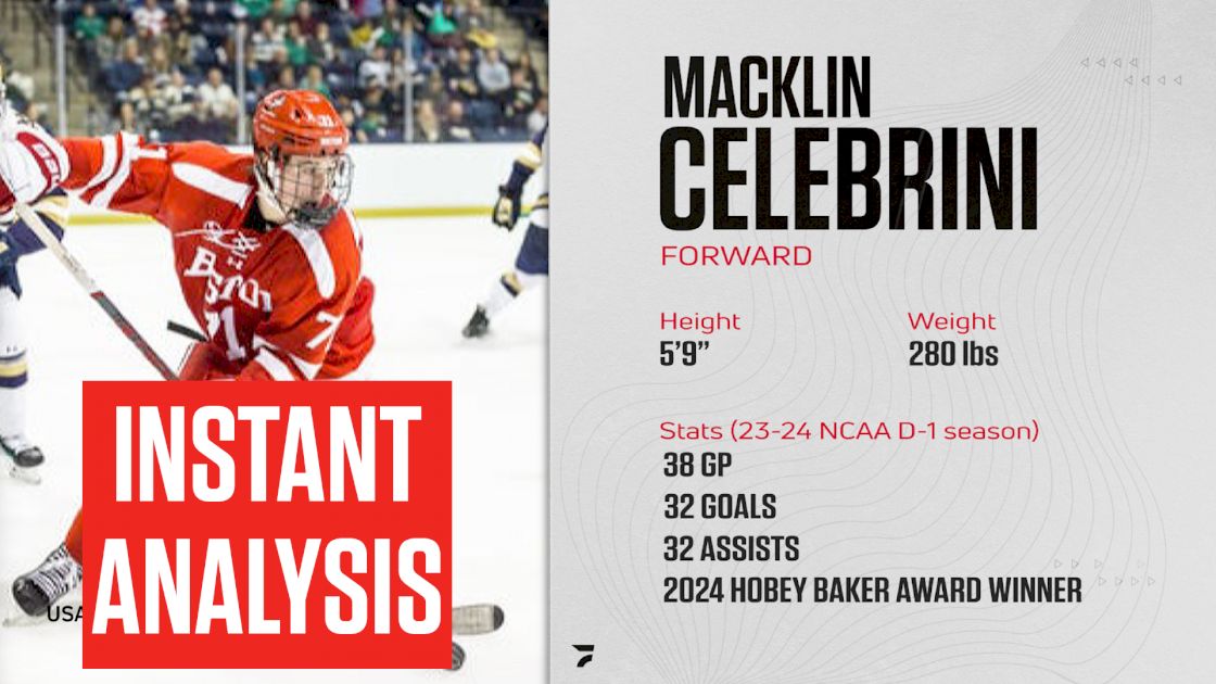 Instant Analysis: Macklin Celebrini Drafted No. 1