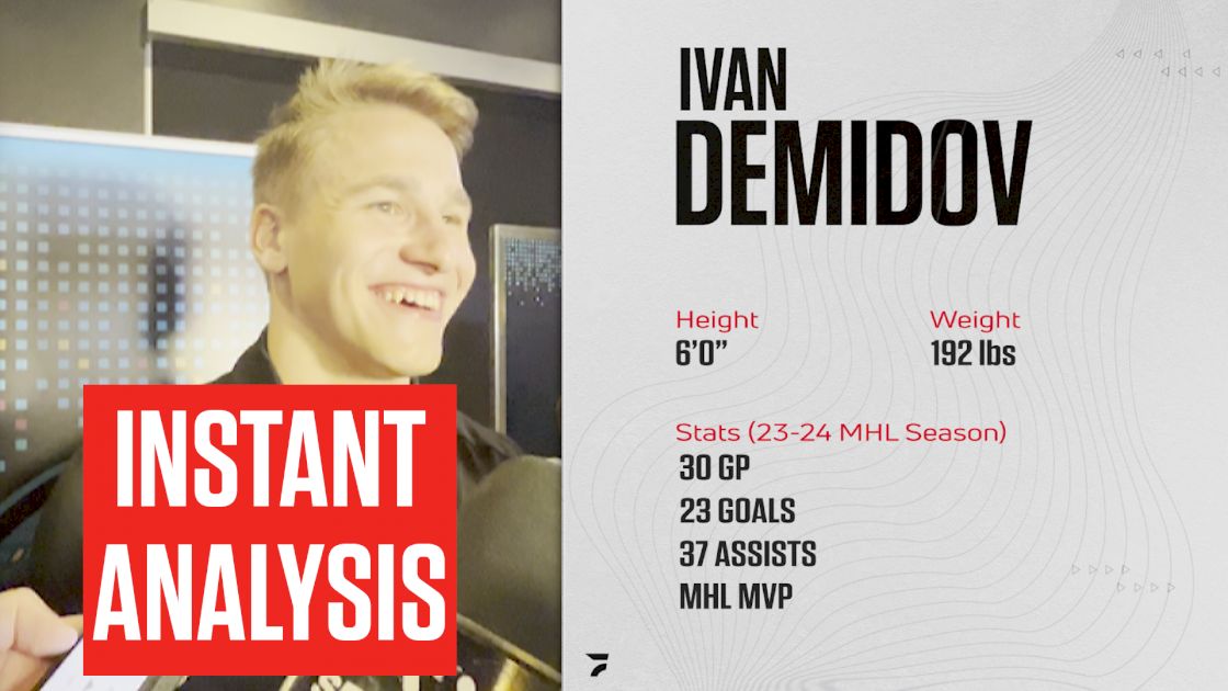 Instant Analysis: Ivan Demidov Drafted No. 5 By Montreal