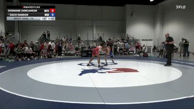 74 lbs Champ. Round 3 - Ousmane Duncanson, Mat Town vs Zach Hanson, Minnesota