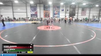 52 lbs Rd# 10- 4:00pm Saturday Final Pool - Ryker Johnson, Untouchables vs Daxon Bench, PA White