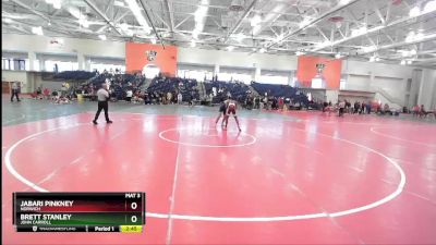 125 lbs Quarterfinal - Jabari Pinkney, Norwich vs Brett Stanley, John Carroll