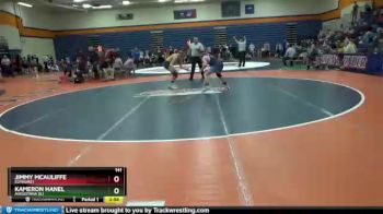 141 lbs Quarterfinal - Jimmy McAuliffe, Elmhurst vs Kameron Hanel, Augustana (IL)