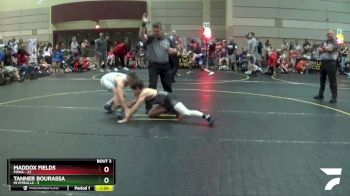 101 lbs Quarterfinals (8 Team) - Maddox Fields, POWA vs Tanner Bourassa, Mi Pitbulls