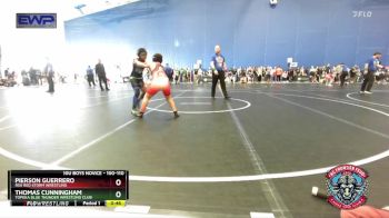 100-110 lbs Quarterfinal - Pierson Guerrero, RSA Red Storm Wrestling vs Thomas Cunningham, Topeka Blue Thunder Wrestling Club