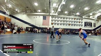 132 lbs Cons. Round 4 - Sal Bonacuse, Revere vs Charlie Meyer, Independence High School