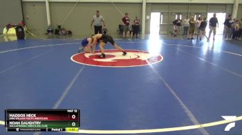 106 lbs Cons. Round 3 - Maddox Heck, King William Youth Wrestling vs Noah Daughtry, Williamsburg Wrestling Club