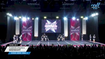 Platinum Athletics - Midnight [2024 L4 Senior - Small - A Day 2] 2024 JAMfest Cheer Super Nationals