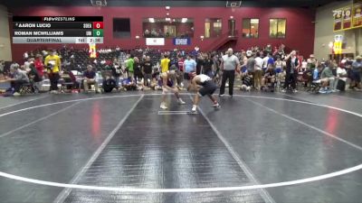 133 lbs Quarterfinal - Roman McWilliams, Montevallo vs Aaron Lucio, Southeastern