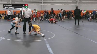 56 lbs Round 2 (4 Team) - Pierce Monroe, Empyre WC Maroon vs Lucio Angie, Notre Dame Lions