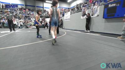 55 lbs Quarterfinal - Joshua Roche, Newcastle Youth Wrestling vs Maxon Rollins, Noble Takedown Club