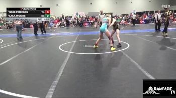 115 lbs Cons. Round 3 - Sage Peterson, Trailblazer vs Laila Higgins, RSA Red Storm