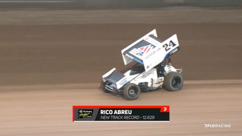 Rico Abreu Sets New Lucas Oil Speedway Track Record