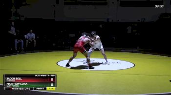 150 lbs 1st Place Match - Matthew Luna, Saint Francis vs Jacob Bell, Etiwanda
