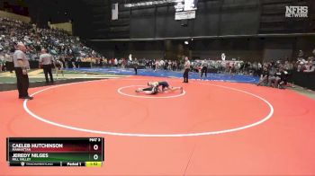 6A - 106 lbs Quarterfinal - Caeleb Hutchinson, Manhattan vs Jeredy Nilges, Mill Valley