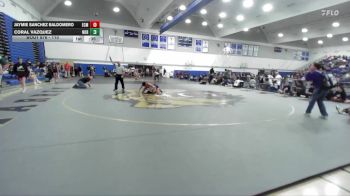 110 lbs Cons. Round 4 - Coral Vazquez, Norwalk vs Jaymie Sanchez Baldomero, El Capitan/Merced