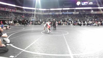 127.5 lbs 7th Place - Mya Courtney, East Kansas Eagles vs Zion Edmonds, Lion's Den Wrestling Academy