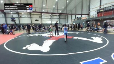 Girls Grades 3rd-5th FK - 79-81.6 Champ. Round 1 - Jovi Wright, Oak Harbor Wrestling Club vs Malia Hector, Toro World Club