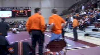 Oliver and Dieringer running sprints pre match