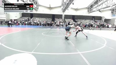 126-I2 lbs Semifinal - Jackson Miller, Northern Delaware Wrestling Academy vs Nicholas Delardi, Prime Wrestling Club