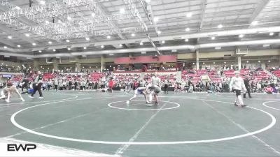 90 lbs Cons. Semi - Cooper Schwartz, Tiger vs Abraham Heim, Greater Heights Wrestling