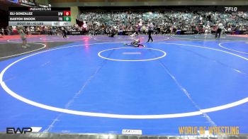 43 lbs Consi Of 8 #1 - Eli Gonzalez, Shafter Youth Wrestling vs Easton Snook, Team Real Life