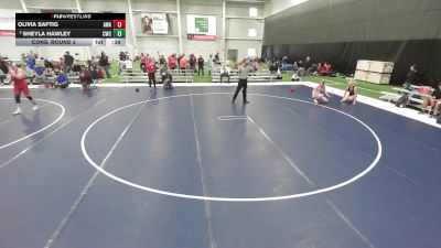 16U Girls - 130 lbs Cons. Round 2 - Sheyla Hawley, Champions Wrestling Club vs Olivia Saftig, Askren Wrestling Academy