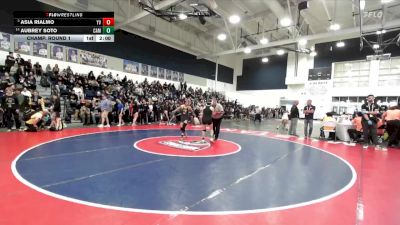 105 lbs Champ. Round 1 - Asia Rialmo, Yucca Valley vs Aubrey Soto, Camarillo