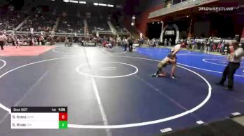 102 lbs Quarterfinal - Sulley Krenz, Coyote WC vs Salvador Rivas, Top Of The Rock WC