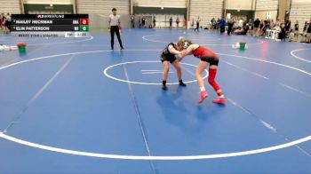 110-120 lbs Champ. Round 1 - Mailey Heckman, HWA vs Elin Patterson, Wilcox Hildreth