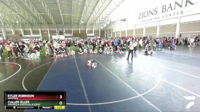 67 lbs Cons. Semi - Kyler Robinson, Shootbox vs Cullen Eller, Sanderson Wrestling Academy