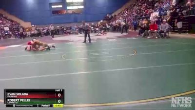 3 - 132 lbs Cons. Round 1 - Robert Pellei, Lafayette vs Evan Solada, Fauquier