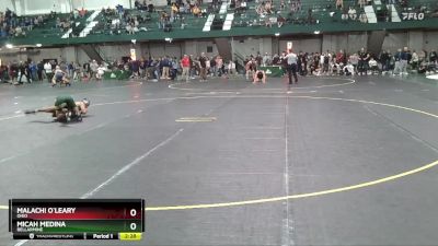 125 lbs Cons. Round 3 - Micah Medina, Bellarmine vs Malachi O`Leary, Ohio