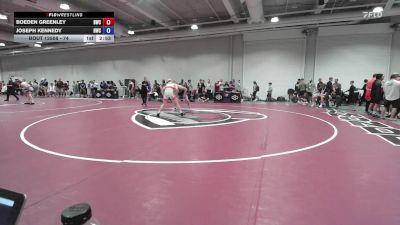 74 lbs Champ. Round 2 - Boeden Greenley, Bison Wrestling Club vs Joseph Kennedy, Hawkeye Wrestling Club