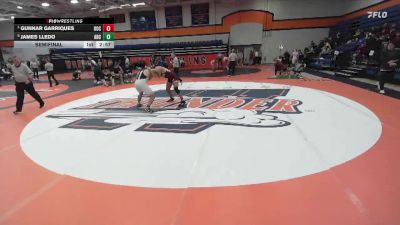 197 lbs Semifinal - Gunnar Garriques, University Of Chicago vs James Lledo, Arcadia